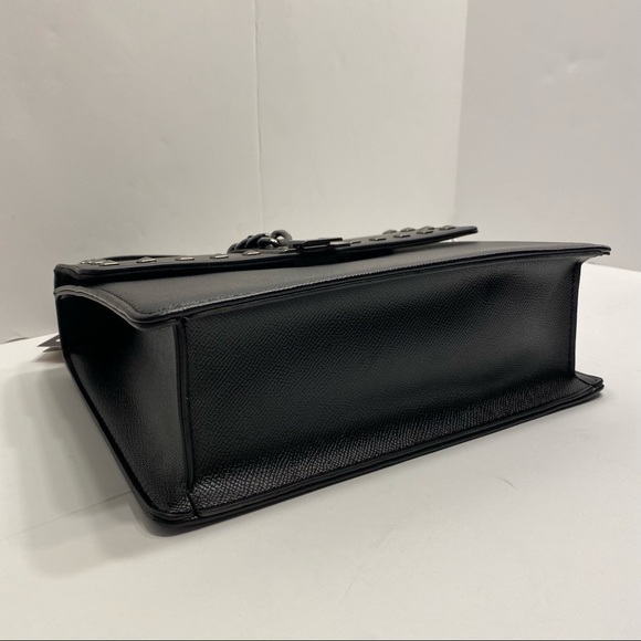 Badgley Mischka Gunmetal Black Studded Crossbody - Picture 9 of 13